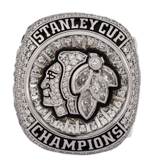 2015 Chicago Blackhawks Stanley Cup Champs Ring With Original Presentation Box (Staff LOA & Jostens COA)